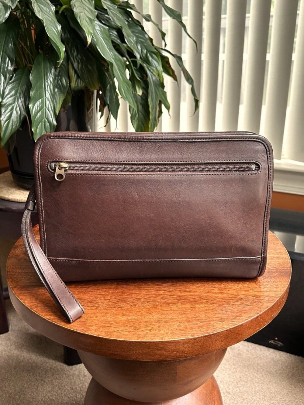 COACH International Clutch, Pouch, Wristlet, Brown